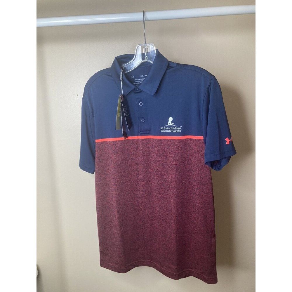 Under Armour The Playoff Polo Shirt Size Small New St. Jude Childrens Research